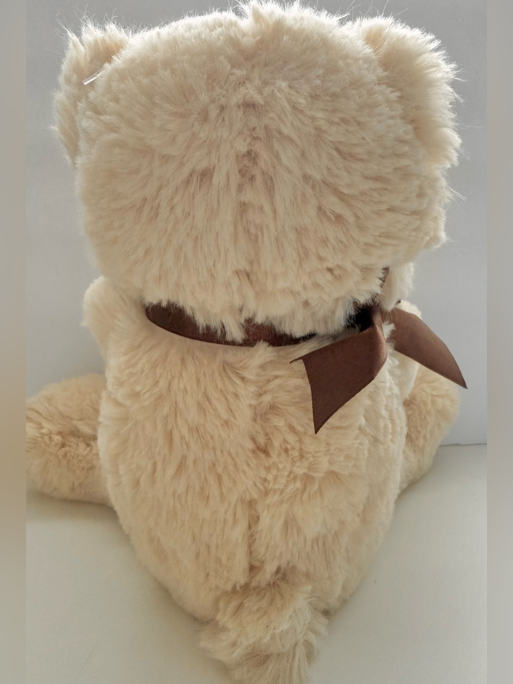 Plush Beige Teddy Bear with Strawberry Plush Toy - Picture 2 of 5